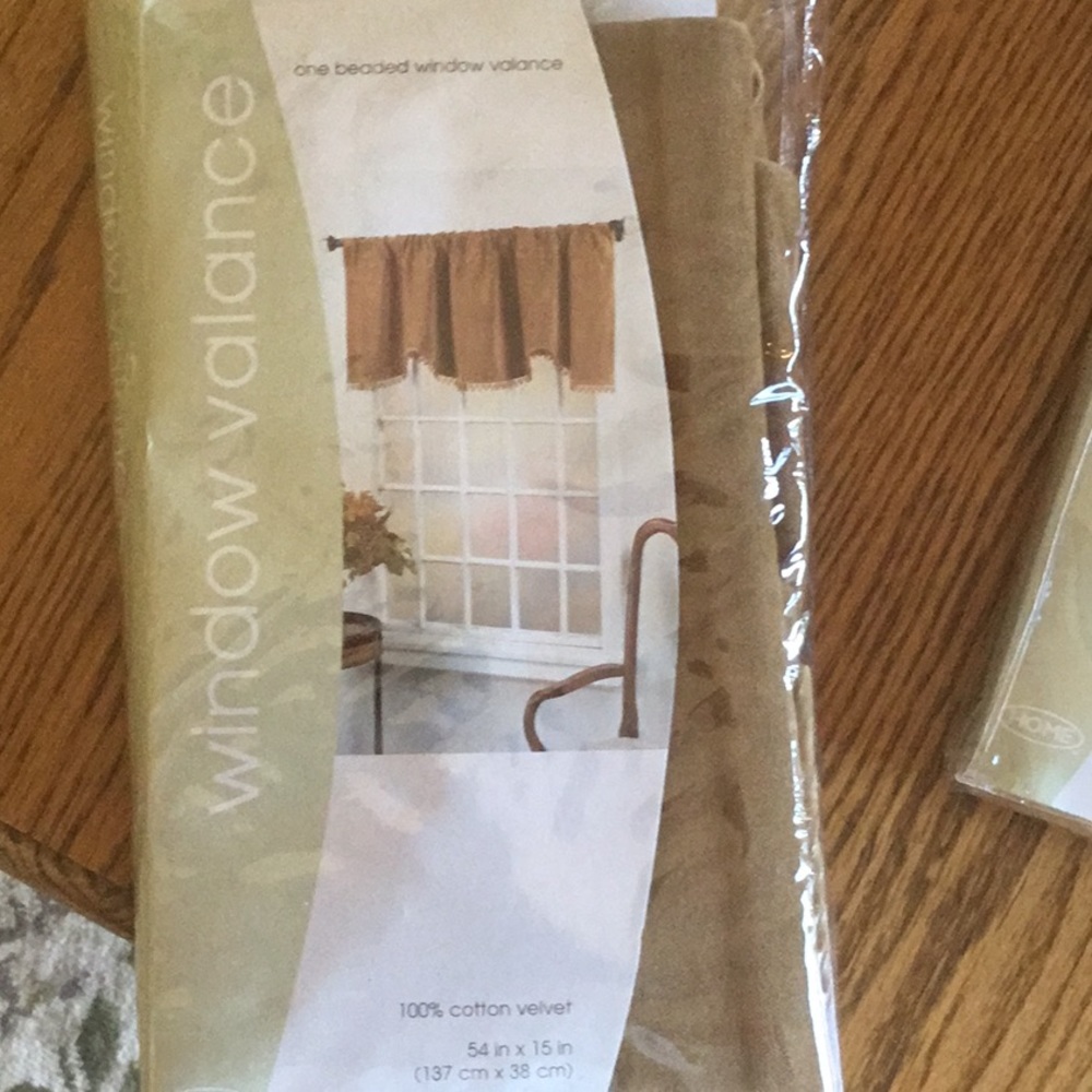 Beaded Window Valance